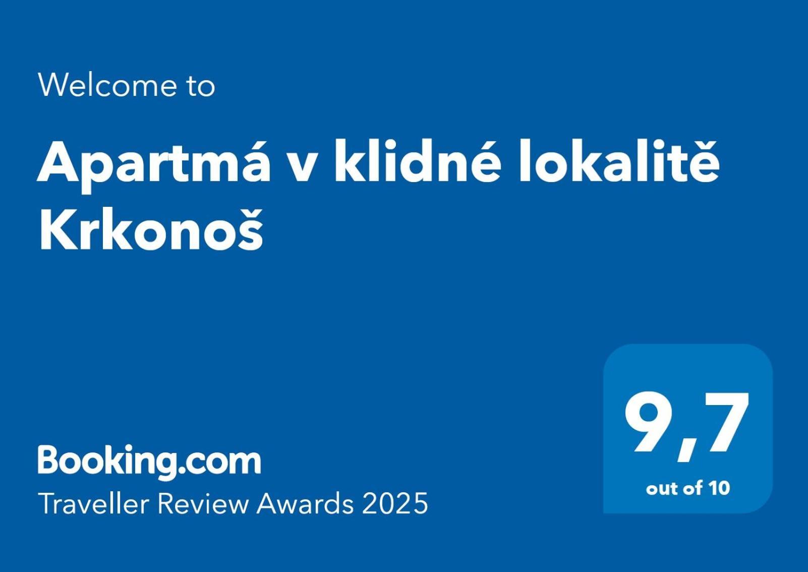 Apartma V Klidne Lokalite Krkonos Пец-под-Снежкой Экстерьер фото